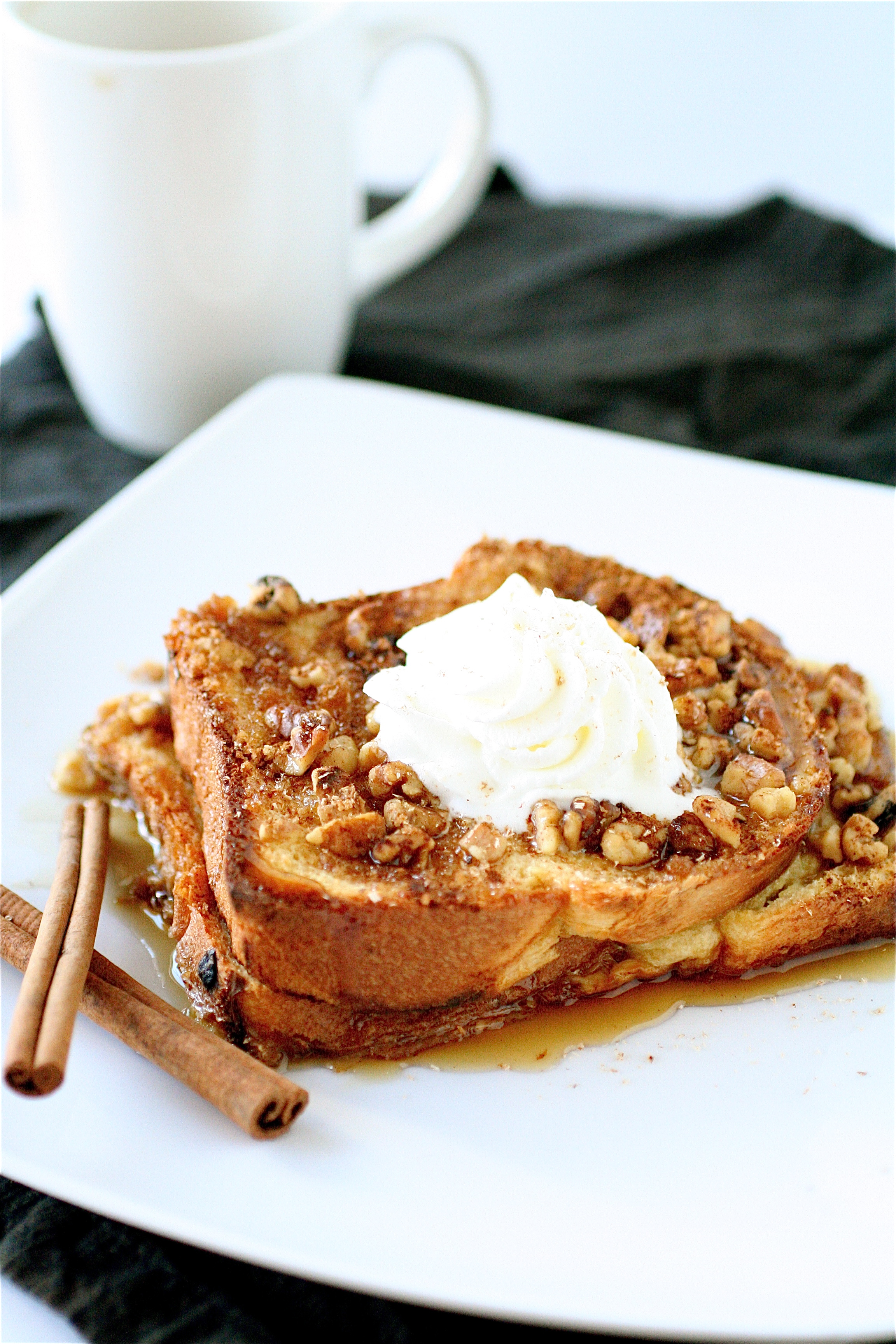 Baked Eggnog French Toast | The Curvy Carrot