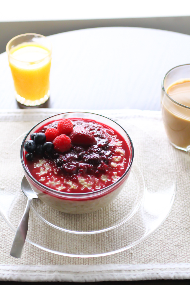 summer berry compote