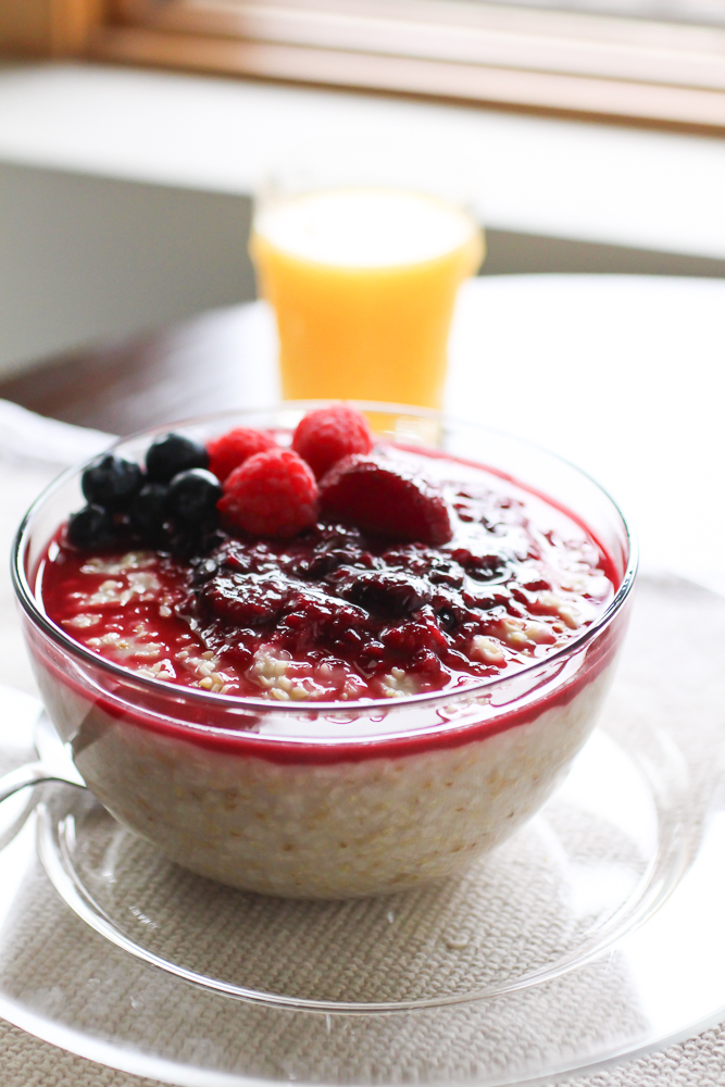 summer berry compote