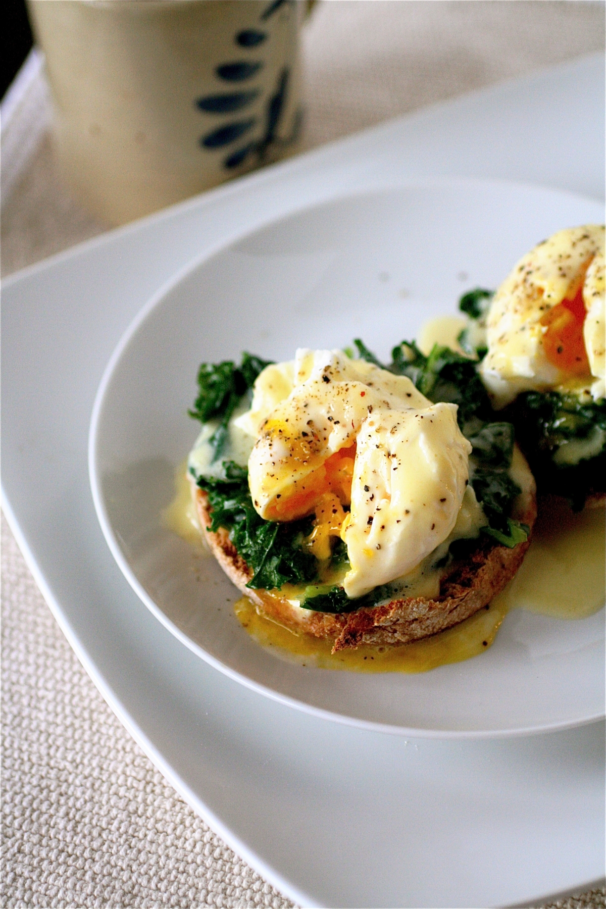 Eggs Benedict Florentine With Creamy Butter Sauce | The Curvy Carrot