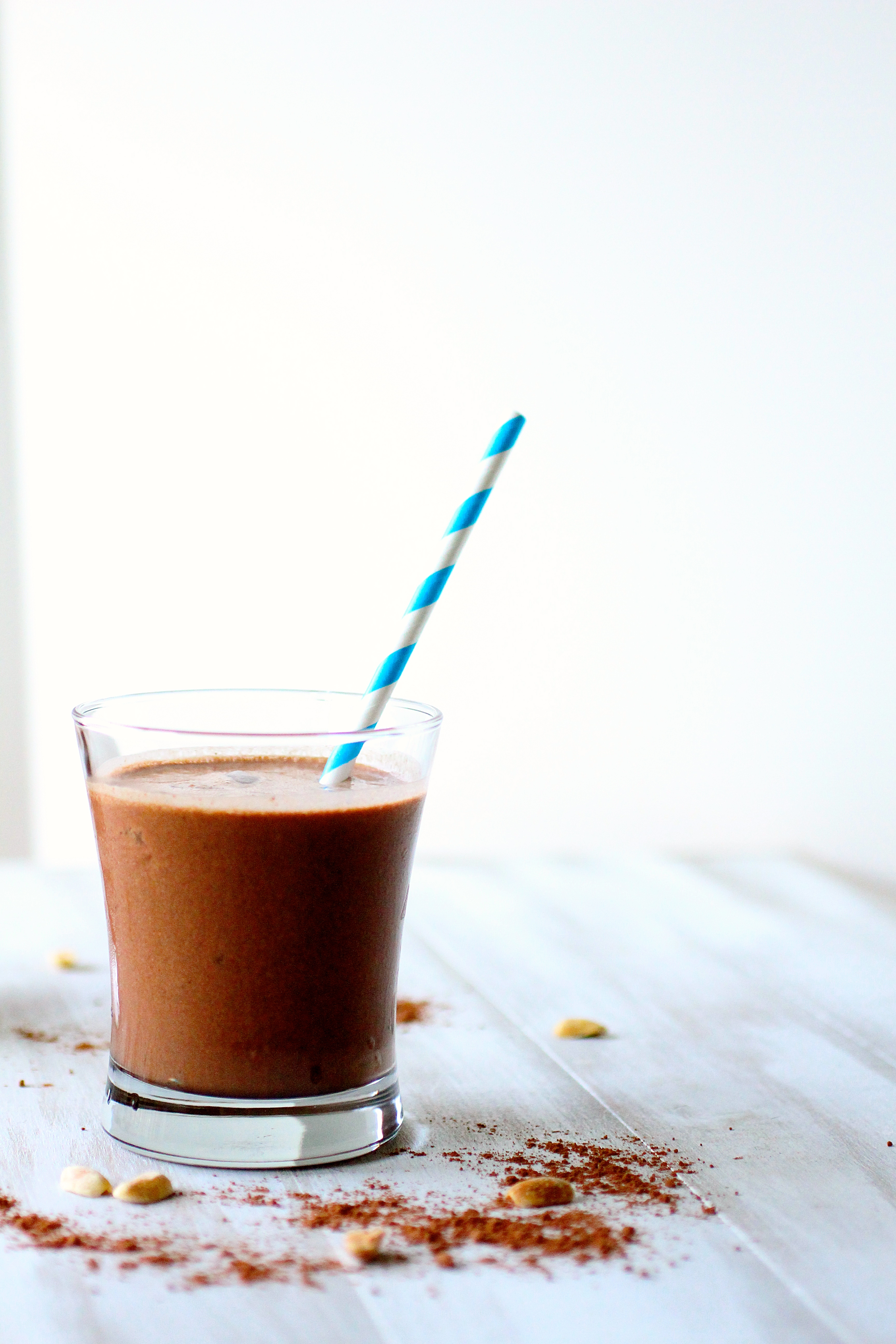 Chocolate peanut butter banana smoothies the curvy carrot